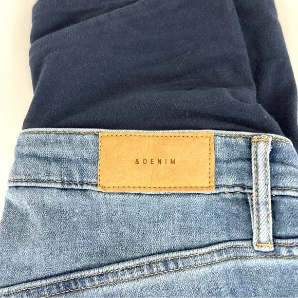 & Denim Mama Maternite’ Skinny Tapered Denim Maternity Jeans Size Small - Picture 5 of 7